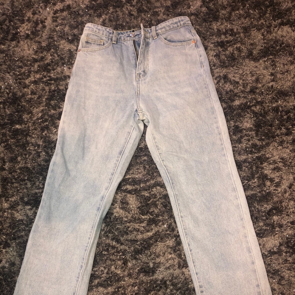 Straight leg jeans